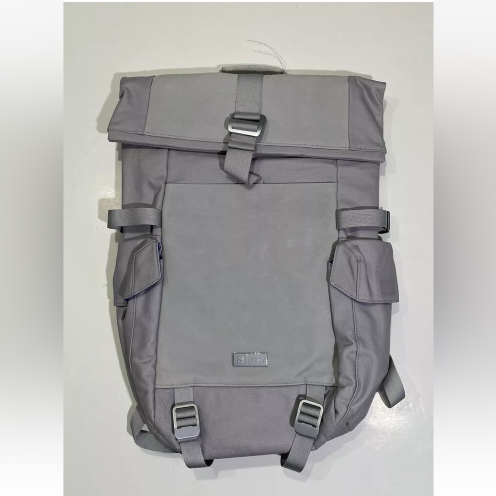 Under Armour Pro Series Steph Curry SC 30 Backpack Leather Gray 1306057 *EUC*